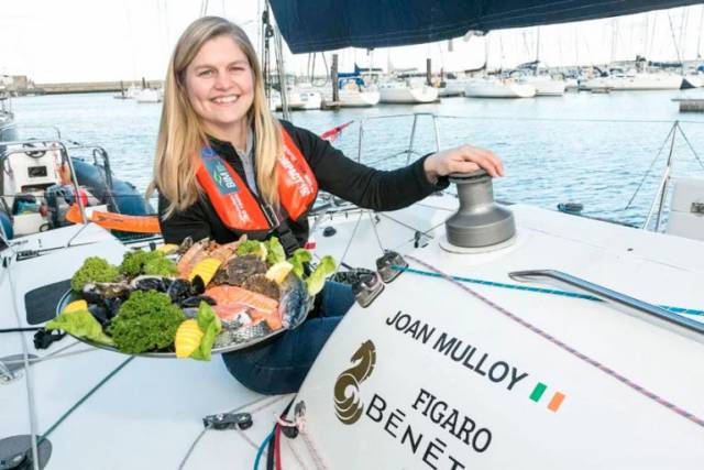 BIM seafood ambassador and Figaro contender Joan Mulloy will lead the Royal Galway Yacht Club’s cruise in company this Sunday