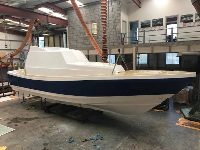 Safehaven Marine’s latest Interceptor 48 pilot boat is taking shape in Crosshaven