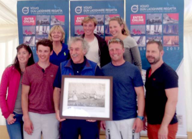 The INSS celebrate another podium position at the Royal St. George last night. The Dun Laoghaire Sailing School was second overall in the VDLR offshore class, the biggest class at Ireland's biggest sailing event