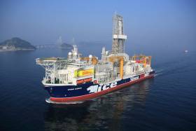 The drill ship Stena Icemax will be working in the Southern Porcupine Basin for the next two months