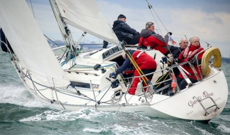The Sigma 33 class is the biggest entry so far for Bangor Town Regatta. Pictured is Sigma 33 Gwili Two skippered by former Irish Sailing President Paddy Maguire from the Royal St. George Yacht Club on Dublin Bay