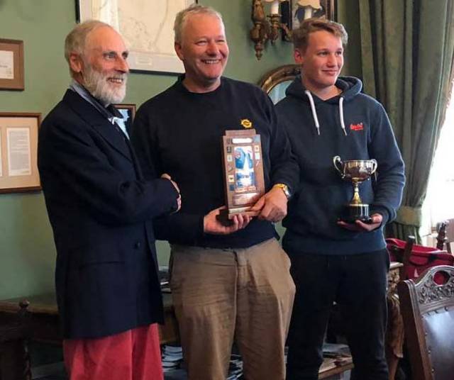 Vincent Delany (left) with winners George (centre) and Andrew Miller