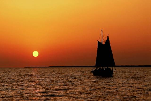 Sail into the sunset  with the Royal St. George YC tonight