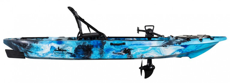 The Tarpon Propel is equipped with a performance-engineered pedal drive system for hands-free fishing