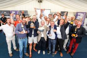 France Blue celebrate victory in the 2016 Brewin Dolphin Commodores&#039; Cup