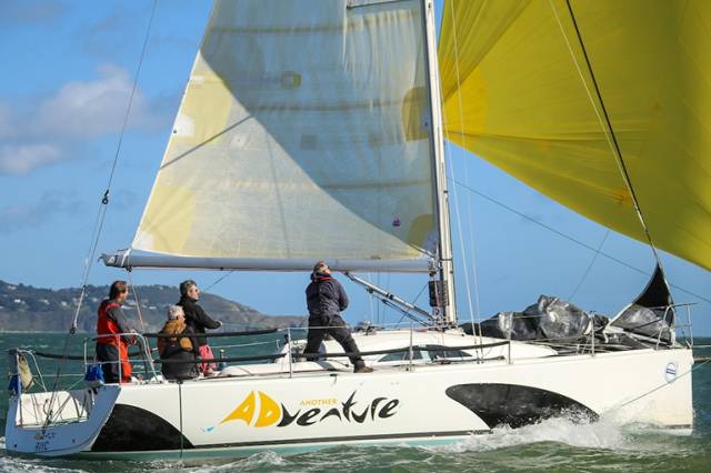 The Archambault 35 Another Adventure (Darragh Cafferky) from Wicklow is one of 54 boats competing in the Irish Sea Offshore (ISORA) series