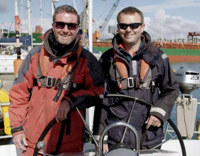 Colin Healy (left) and James Lyons, will speak about how their sailing programme helps people in their recovery from poor mental health and addiction.