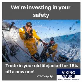 Get 15% Off New Lifejacket With Your Old One At Viking Marine